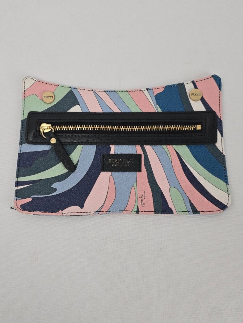 Emilio Pucci Multicolour Detachable Interior Clutch Pouch